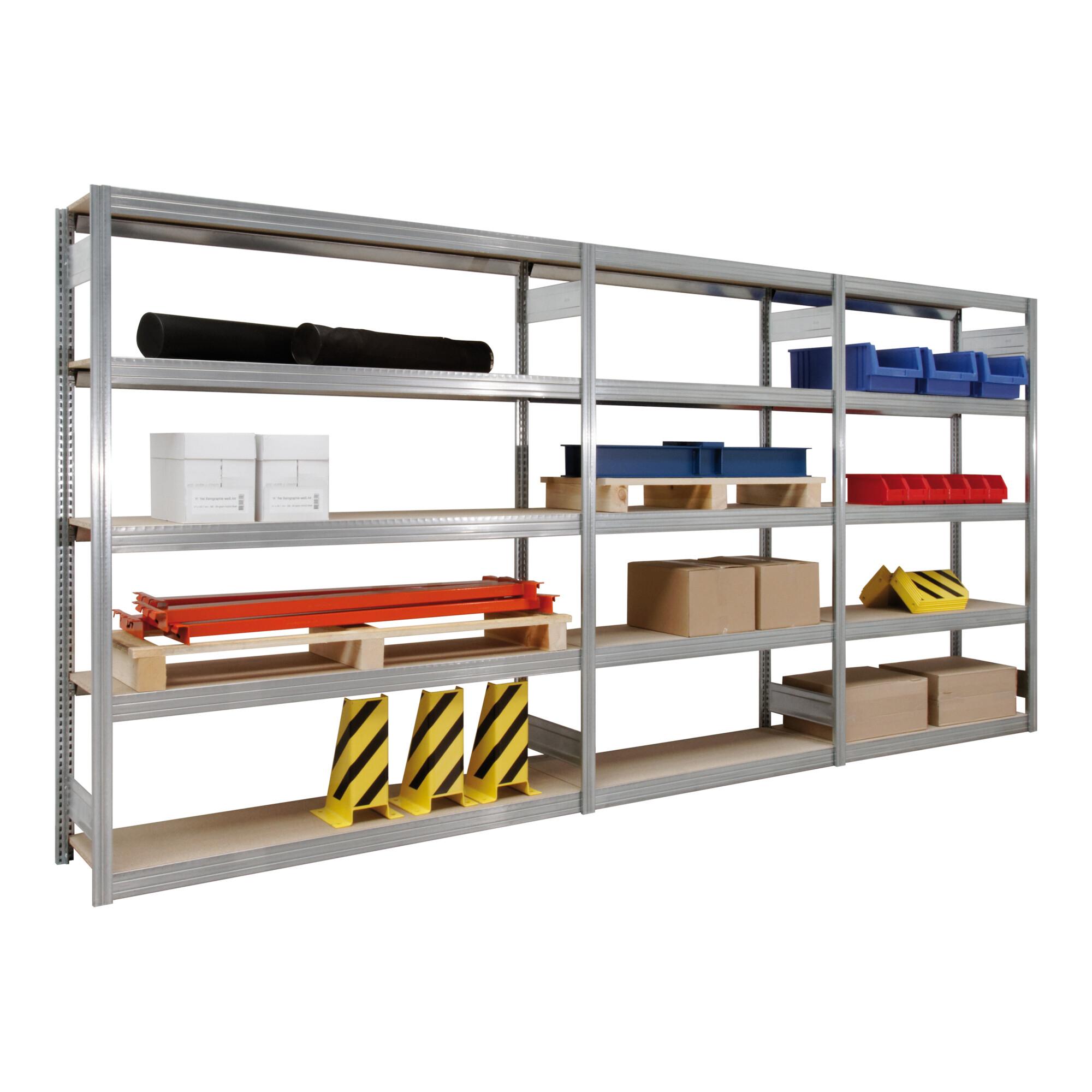 Regalwerk BERT Großfachregal Grundfeld HxBxT 3000x1695x500mm (B3-50716-50)