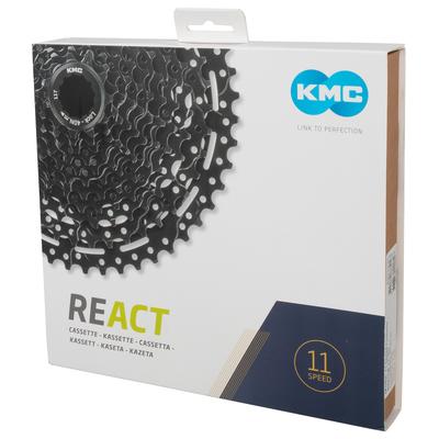 Zahnkranz KMC "REACT Kassette - 11 Speed", schwarz, Zahnkränze, B/H: 23cm x 4,5cm, Stahl, 11-fach, 11-50 Zähne, robustes Stahl, B:23cm H:4,5cm L:23cm