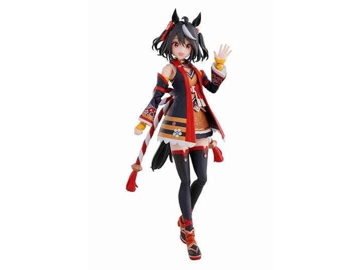 BANDAI Spirits S.H. Figuarts Uma Musume Pretty Derby Kitasan Black, ca. 5,5 Zoll (140 mm), PVC & ABS, vorbemalte Actionfigur