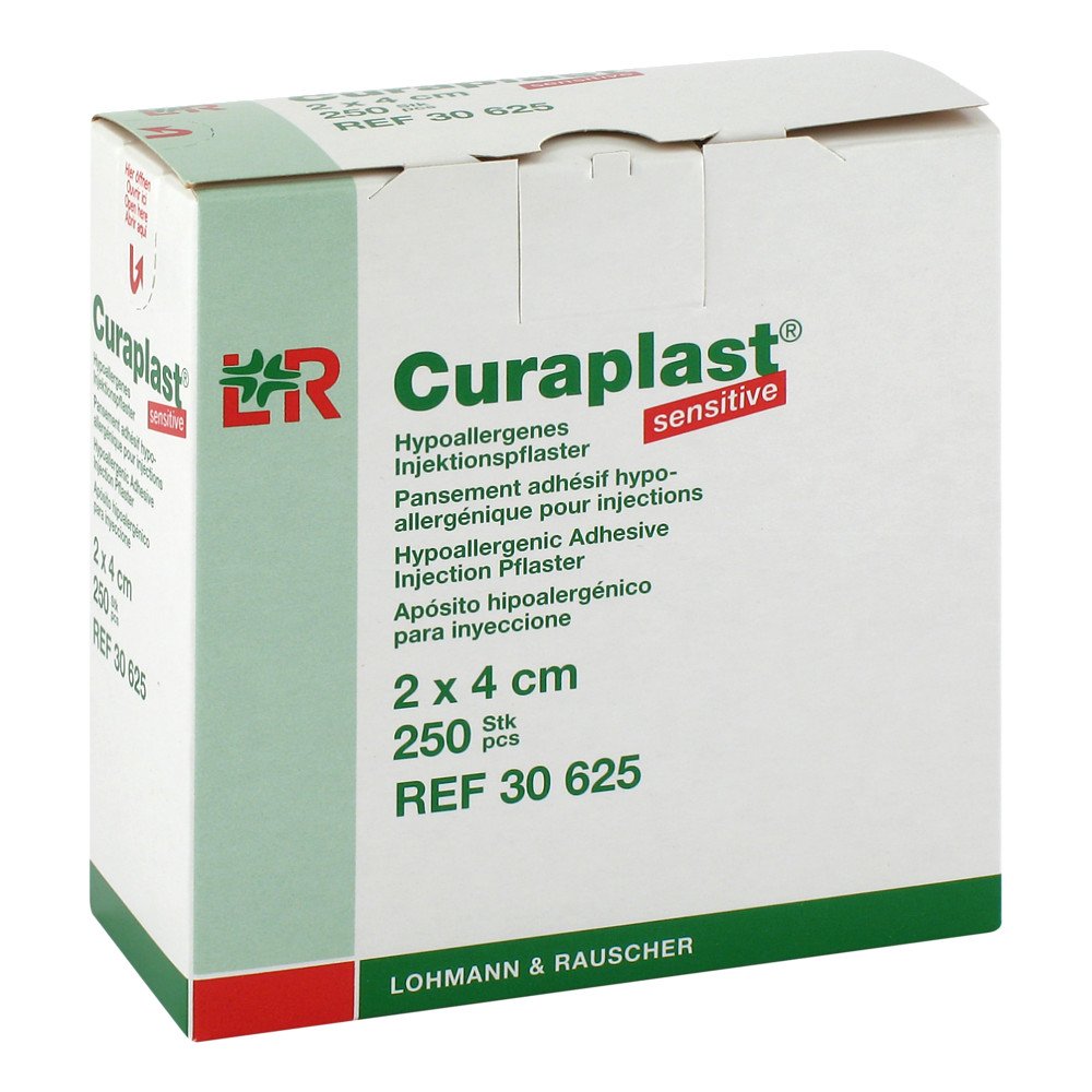 Lohmann & Rauscher GmbH & Co.KG Curaplast iniecto pflaster Sensitiv 2x4 cm 07378575