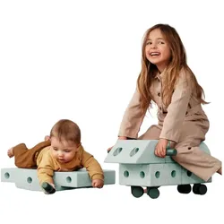 Modu Explorer-Set - Bauset Balance-Spielzeug, Rutscher, Wippe (0.40 x 0.55 x 0.20 m)
