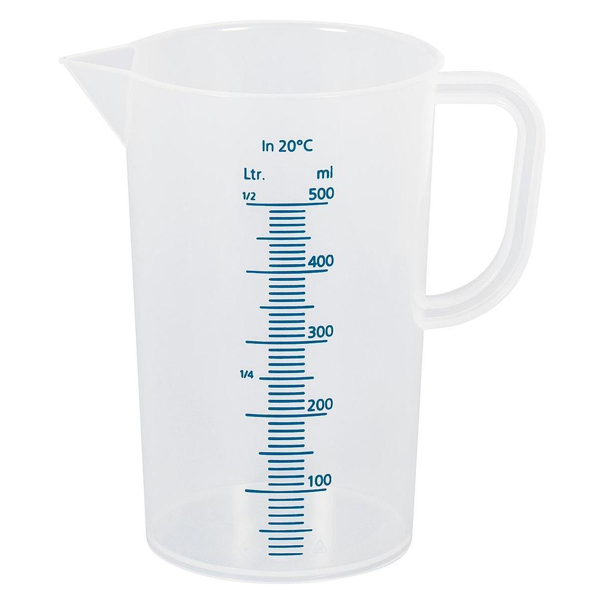 Edco Messbecher 0,5 l transparent (500 ml) (441.0814)