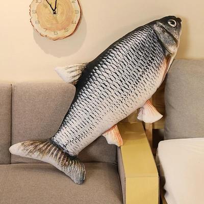 Playful Picks "Realistic Grassfish Plush Pillow 16"" 24"" Soft Stuffed Toy 40cm"