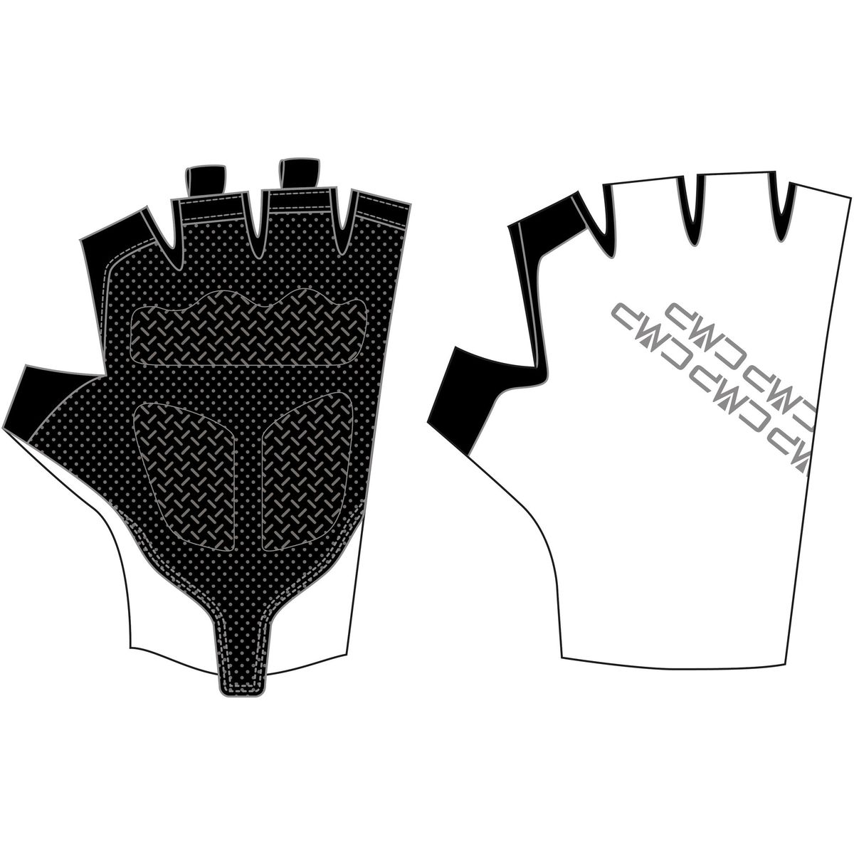 CMP Woman Gloves bianco (A001) L 6525524N-A001-L