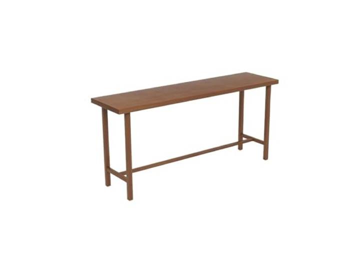 wD7rE5bm6z Bartisch Einfacher Stehtisch aus Holz mit stabilem Rahmen, rechteckiger Stehtisch for Küche, Esszimmer, Wohnzimmer(Klein)