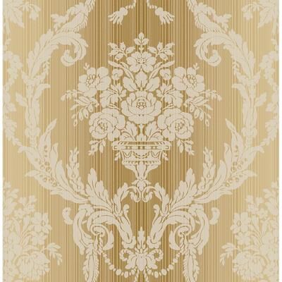 Seabrook Designs Abilene Floral Damask Unpasted Wallpaper