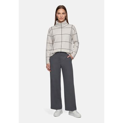 Strickpullover BETTY BARCLAY "Damen mit Kragen", Damen, Gr. 36, beige (patch beige, schwarz), Strick, Obermaterial: 55% Viskose, 30% Polyester, 15% Polyamid, gerade normal, Pullover Strickpullover