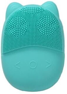 Inspired Deals Ultrasonic Facial Cleanser Electric Silicone Face Brush Waterproof Vibrating Cleansing Device blue