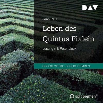 Leben des Quintus Fixlein - Jean Paul, Audio, 9783742425355