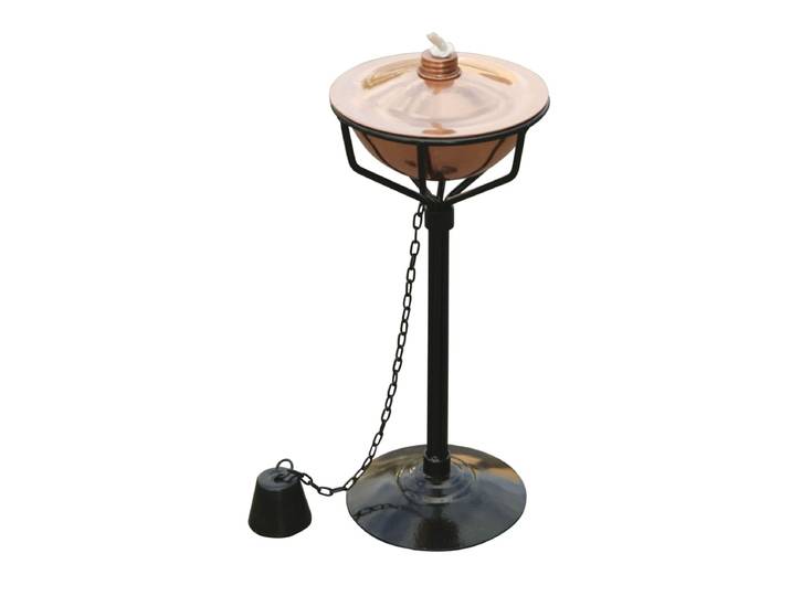 Tafelfakkel tuinfakkel koper staal ø30cm