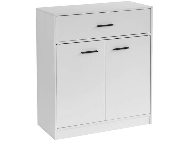 Kommode NEO 2 Türen 1 Schublade 34x68x80cm weiss dekor