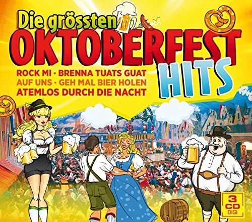 Various - Die größten Oktoberfest Hits (inkl. Hits wie: Rock mi, Atemlos durch die Nacht, Brenna tuats guat, Auf uns uvm.) - Preis vom 08.10.2026 07:26:42 h