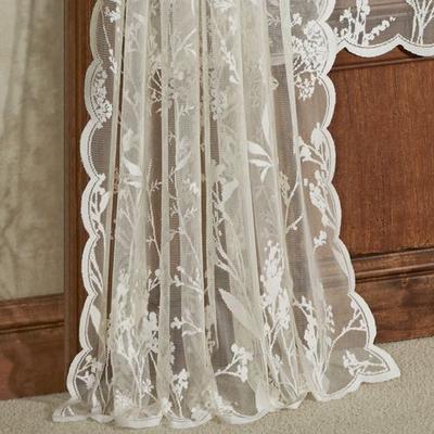 Touch of Class Summerfield Lace Curtain Panel Ecru, 56 x 63, Ecru