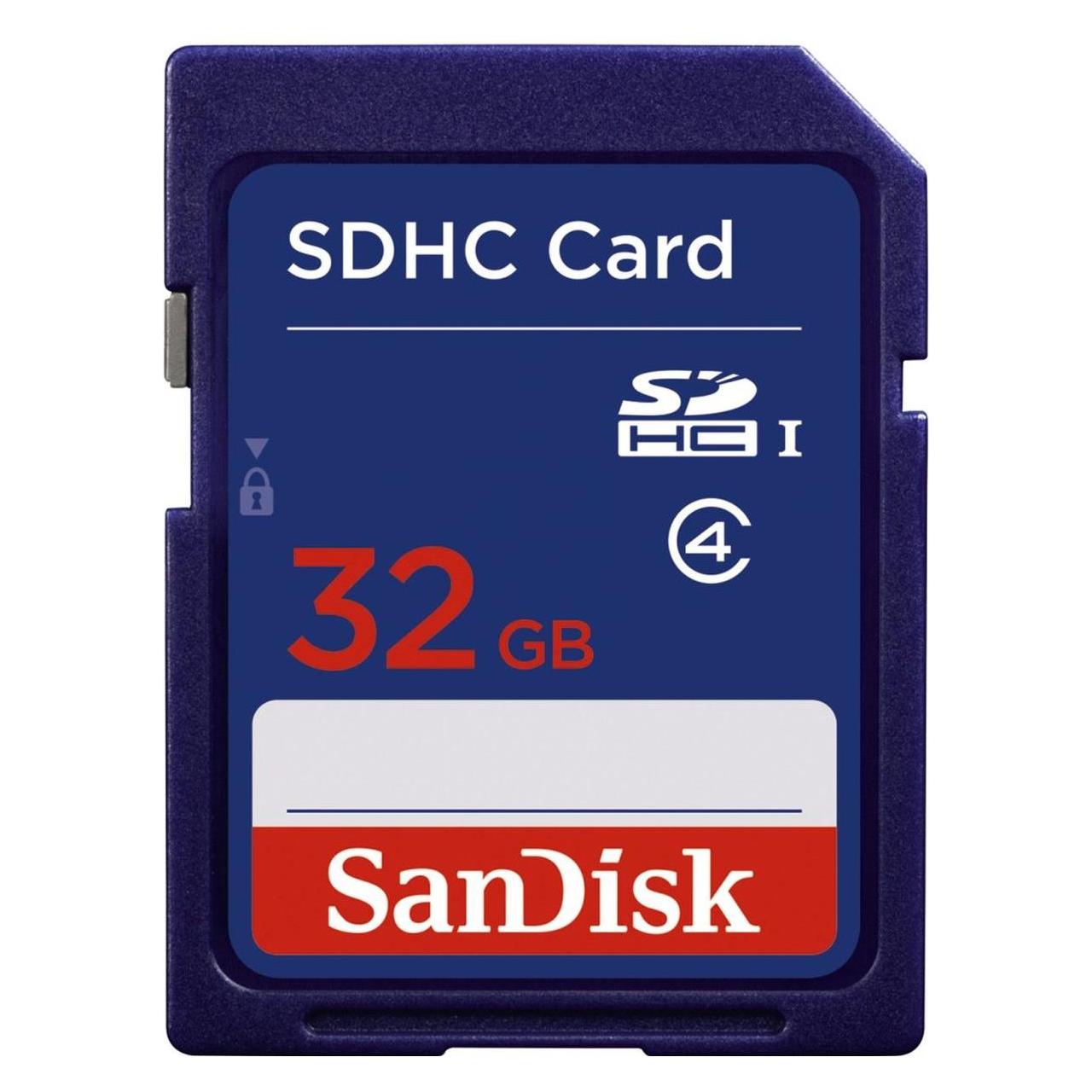 Sandisk Standard Memory Card (32 GB, SDHC, UHS-I) (SDSDB-032G-B35)