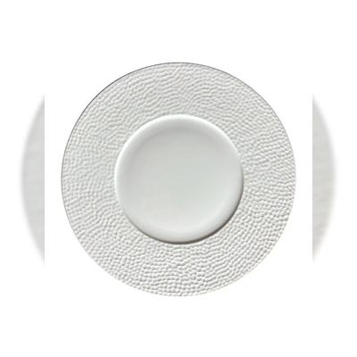 Flacher weisser Speise- /Präsentationsteller 31cm, Porzellan