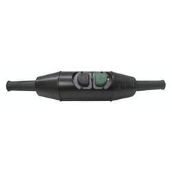 Bachmann 919.018 Personenschutz-Zwischenstecker PRCD-K 230 V Schwarz IP55