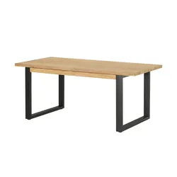 Gray & Jones Kufen-Esstisch ausziehbar Tierra Fuego One , holzfarben , Maße (cm): B: 90 H: 76