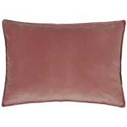 IB Laursen Kissenbezug Velour rechteckig, 52 x 72 cm, faded rose