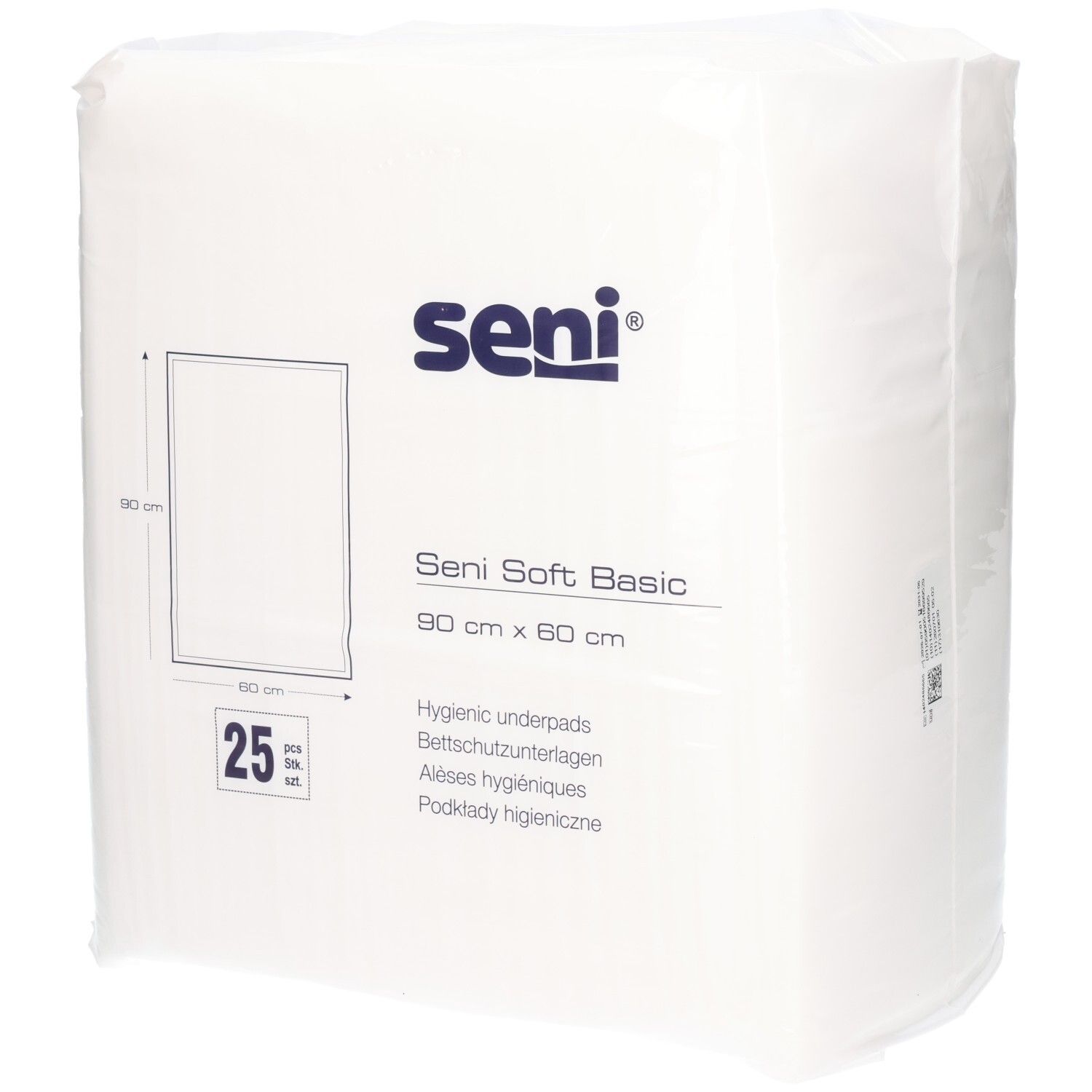 Seni Soft Basic Bettschutzunterlage 60x90 cm 25 St Inkontinenzslip