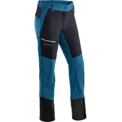 MAIER SPORTS Damen Hose Ofot Hybrid, Größe 44 in Blau Blau