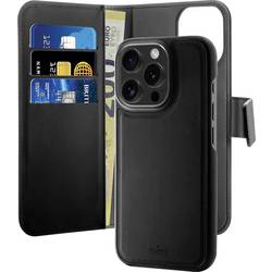 sbs mobile Flip Case Apple iPhone 16 Pro Max Schwarz Handy Flip Case, mit Magnet-Modul, Induktives Laden PUIPC16P67BOOKC3BLK