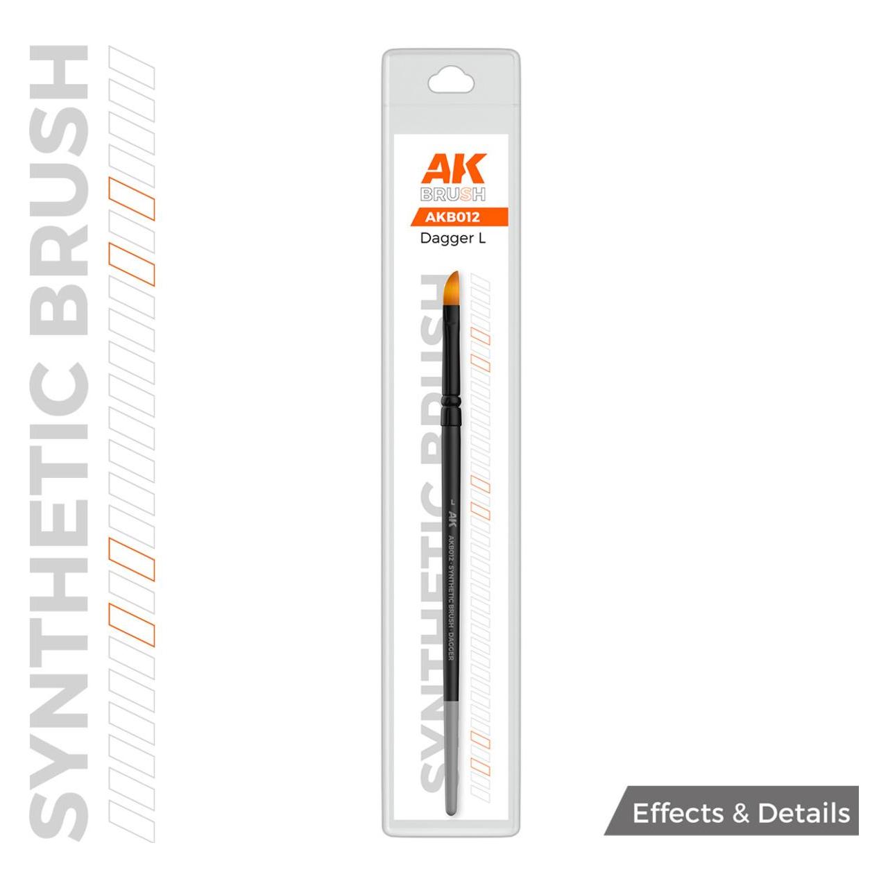 AK Interactive Ak Synthetic Brush - Dagger L (AKB012)
