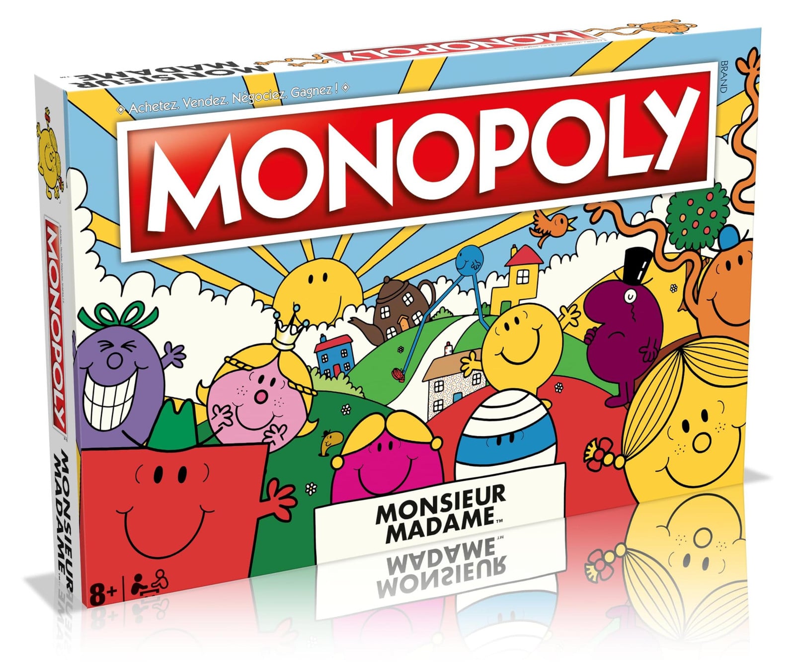 Winning Moves Monopoly Monsieur Madame spel