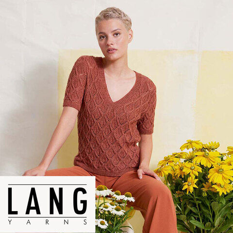 Strickanleitung – Kurzarmpullover "Jolka" aus Lang Yarns Vaya