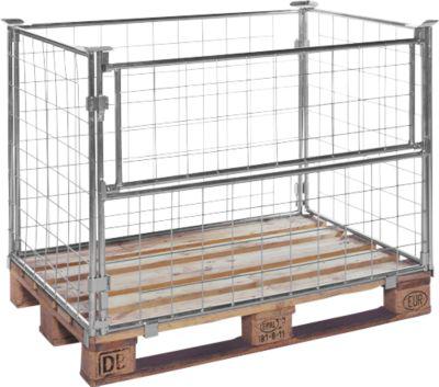 Palettenaufsatz Typ 64, 1200 x 800 x 1200 mm, verzinkt