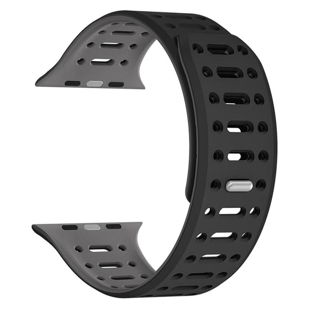 Cover-Discount Apple Watch 44/45/46/49mm - Silikon Sportarmband zweifarbig (Silikon) (49832840)
