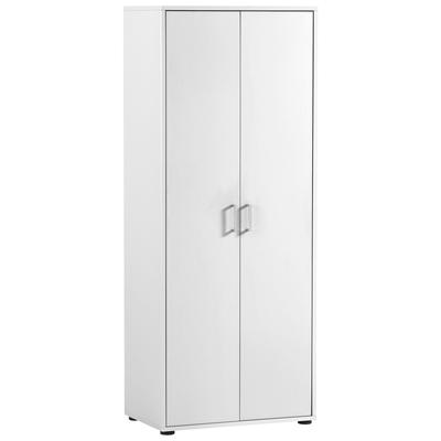 Aktenschrank WELLTIME "Baku", weiß, B:65,1cm H:163,6cm T:41cm, FSC-zertifizierter Holzwerkstoff, Schränke, Solide Verarbeitung - Dieses Produkt ist in Deutschland gefertigt