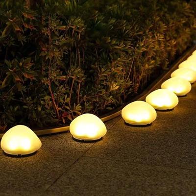 Useful Little Things Garden Solar Powered Stone Lights Outdoor Waterproof Artificial Rock Landscaping Lights For Pathway, Yard, And Lawn De 1 Pc