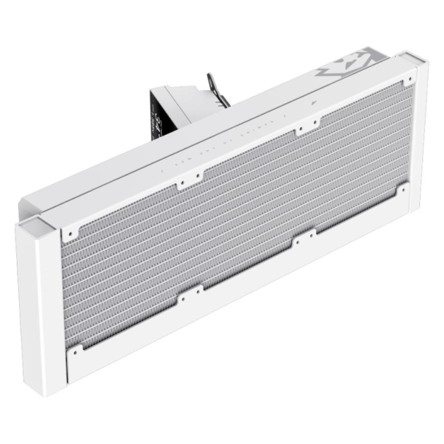 GameMax CPU Liquid Cooler | GLACIER 360 LCD WH | Intel, AMD (GLACIER 360 LCD WH)