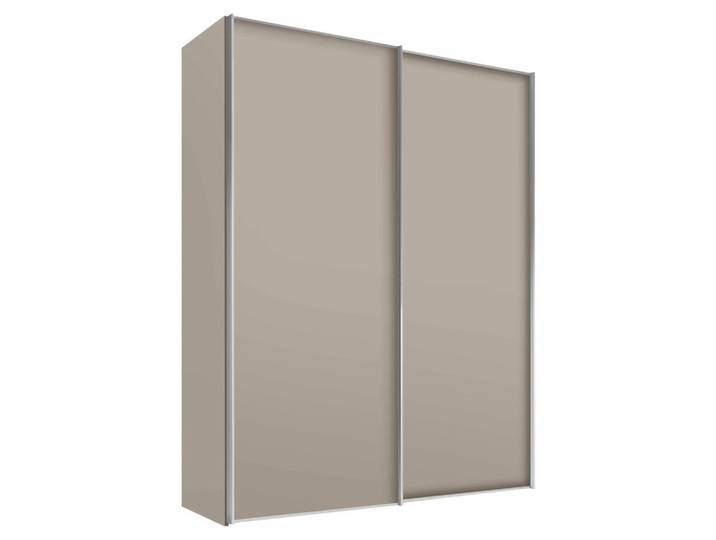Moderano Schwebetürenschrank Sinfonie Plus, Sand, 4 Fächer, 200x222x68 cm, Goldenes M, BQ - Bündnis für Qualität, Made in Germany, Typenauswahl, Beimöbel erhältlich, umfangreiches Zubehör in verschiedenen Holzarten Größen erhältlich, Schlafzimmer, Kleiderschränke, Schwebetürenschränke