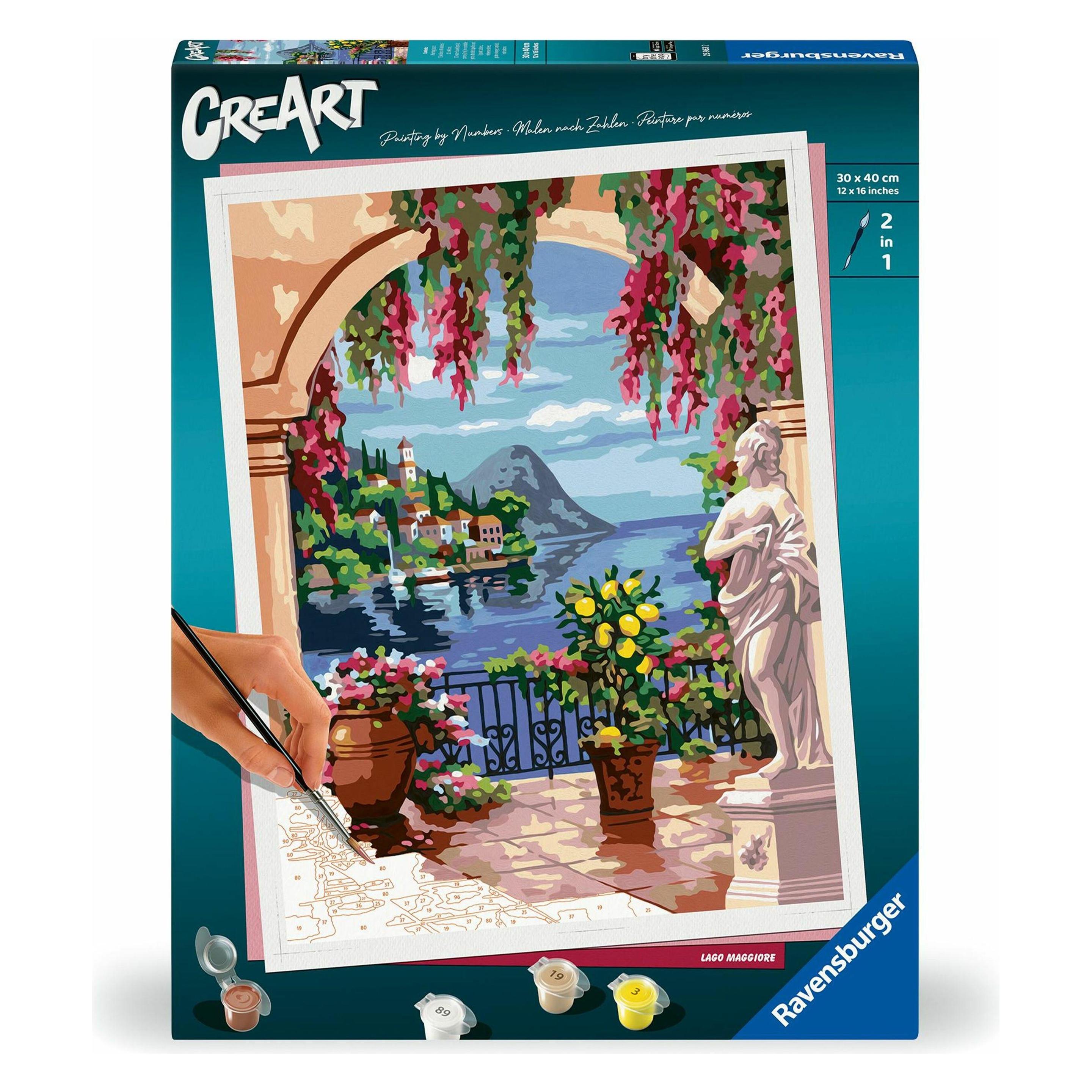 Ravensburger CreArt - Malen nach Zahlen - Lago Maggiore (25963)