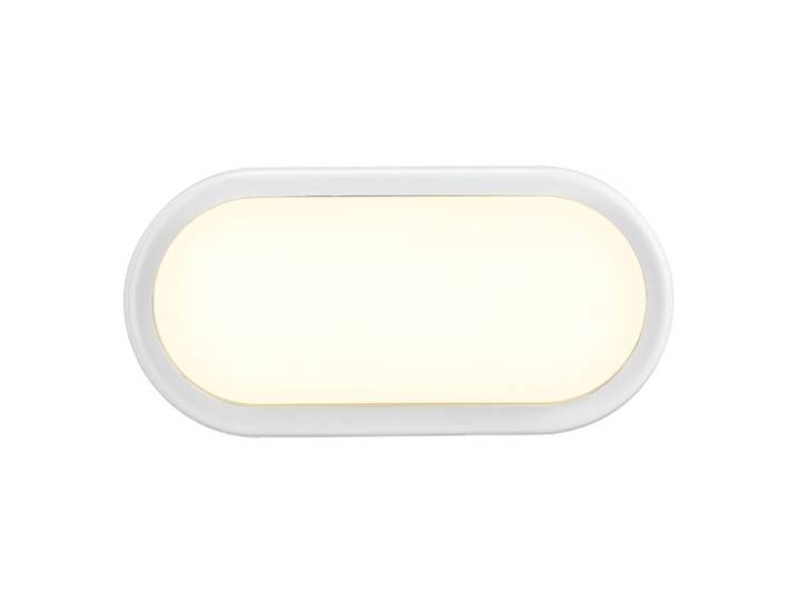Nordlux Wand- und Deckenaußenleuchte Cuba Bright - Weiß , Oval