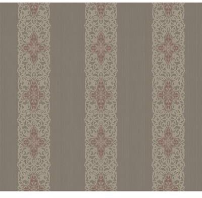 Seabrook Designs Lucille Stripe Unpasted Wallpaper