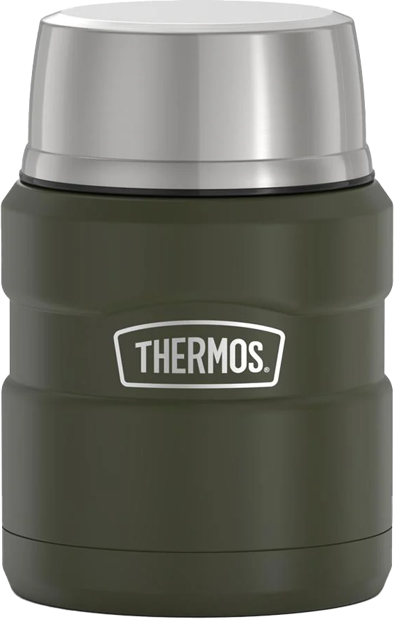 Thermos King Food Jar 470 ml Moss Green, 470 ml
