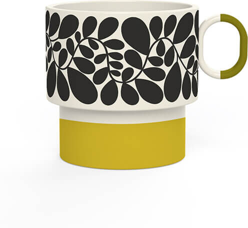 Orla Kiely Sycamore Stripe Yellow Mug