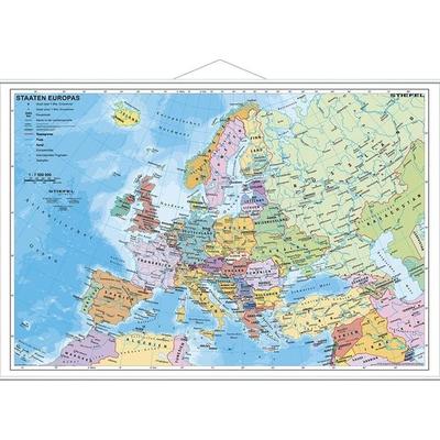 Staaten Europas, Karte von Heinrich Stiefel, Stiefel Eurocart, 978-3-929627-28-2