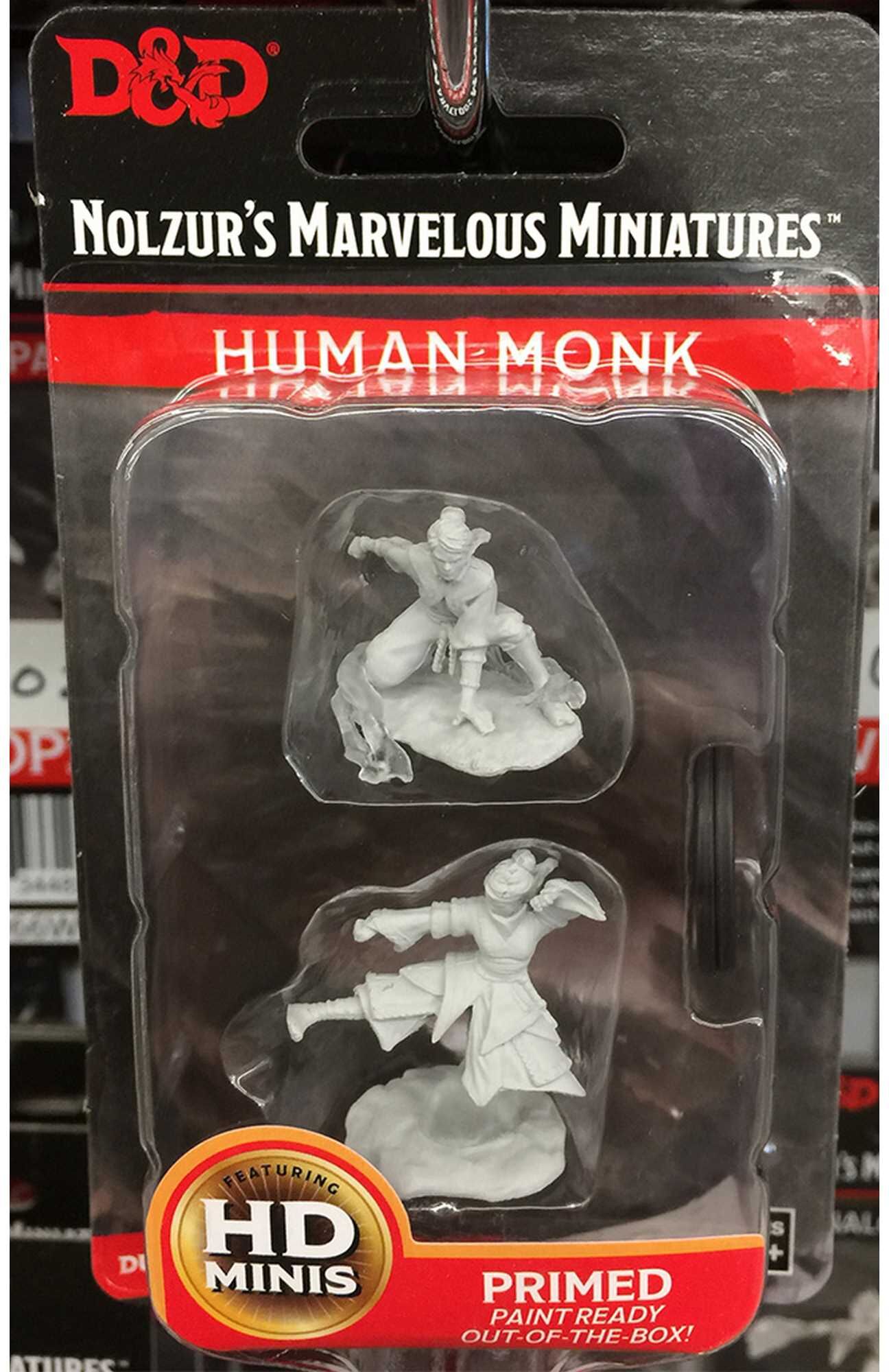 Wiz Kids LLC D&D; Nolzur's Marvelous Unpainted Miniatures Female Human Monk for Women