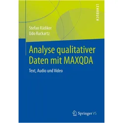 Analyse qualitativer Daten mit MAXQDA, Fachbücher von Udo Kuckartz, Stefan Rädiker