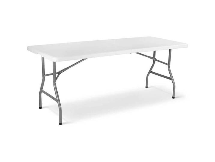 Table de Jardin Table Pliante Table de Buffet Pliante Table de Camping 183 x 76 x 74cm