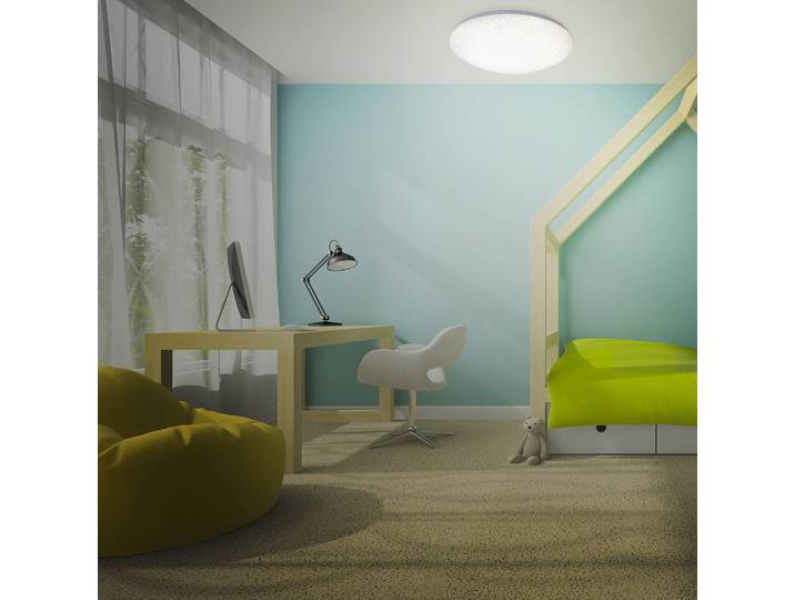Plafonnier Vipe Ø 49cm Blanc Matériau : Matière plastique Type de matière synthétique : Verre acrylique LED Module LED