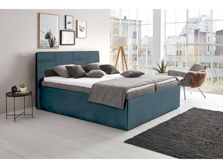 Halmon Schlafkomfort Betten Polsterbett Damas (Seitenhöhe 32cm, Wahlweise mit oder ohne Matratze), In verschiedenen Größen und Farben, Seitenhöhe in 32 oder 40 cm