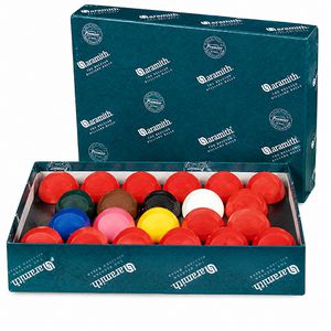Aramith Billardkugeln Premier, Ø 52,4 mm, Snooker-Kugeln aus Kunststoff, in Turnierqualität, 22 Kugeln