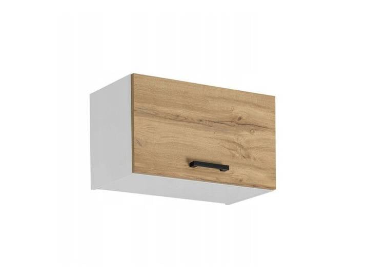 Meuble haut pour hotte  Rita  - Naturel/Blanc - L 60 x H 36 cm