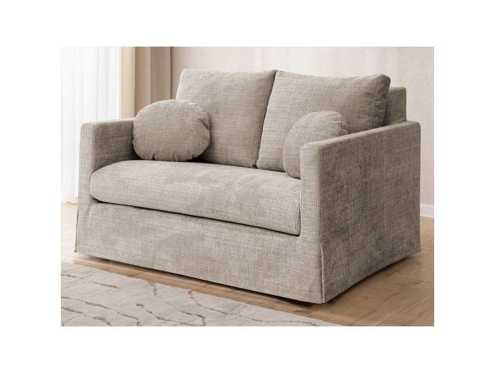 P & B 2-Sitzer-Bezug Paphos, Beige, Uni, 140x89x95 cm,