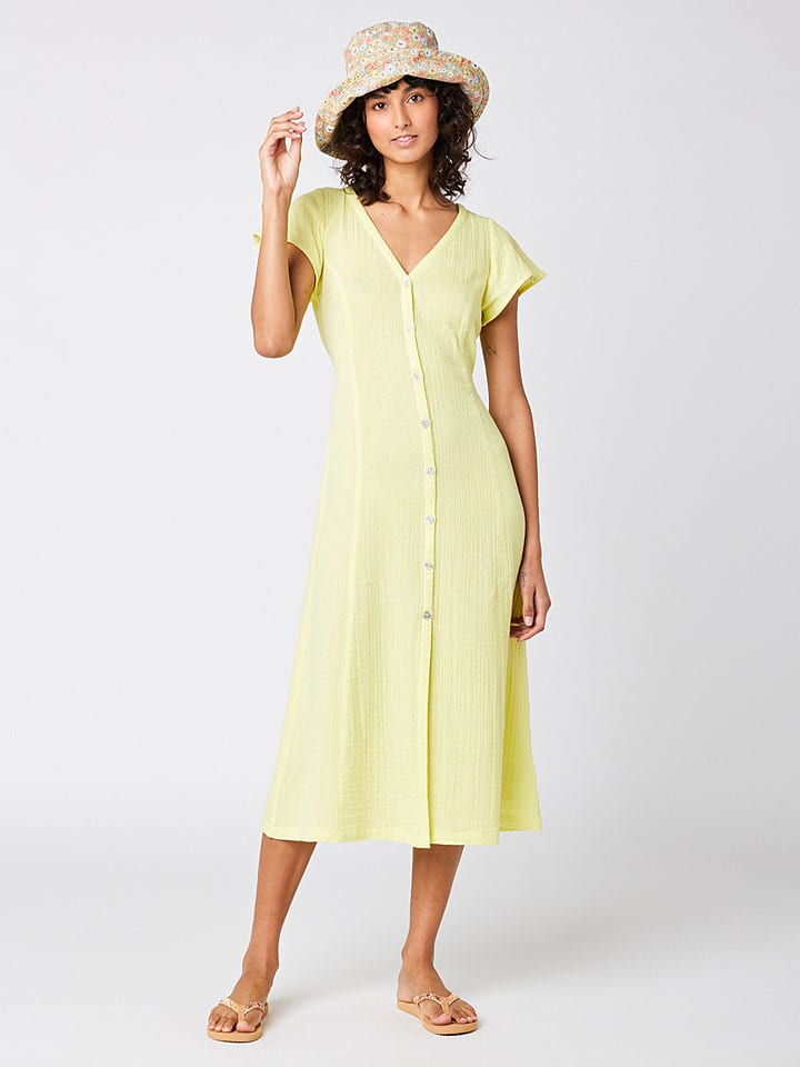 Rip Curl Kleid "Premium Surf" in Gelb - M