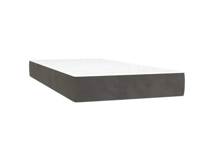 Matelas à ressorts ensachés - - gris foncé - ressorts ensachés - 80 x 160 cm 993420